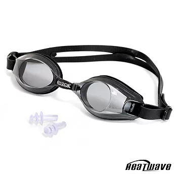 Heatwave PP盒100%純矽膠眼罩 泳鏡 黑色
