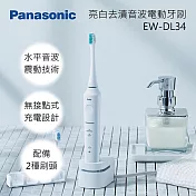 Panasonic 國際牌 日本製充型音波震動電動牙刷 EW-DL34-W -