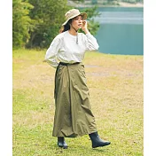 日本KIU 212-906 抗UV透氣防水裙 內有腰圍調整扣 攤開變野餐巾 附收納袋 軍綠色
