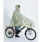 日本WPC. R001-139 城市隨行機車、自行車透明窗雨衣斗篷 拉丁風情