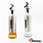 i-home  調味瓶 玻璃不鏽鋼刻度300ML(單品)