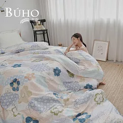 《BUHO》天絲萊賽爾單人二件式床包枕套組 《花柄浪祭》