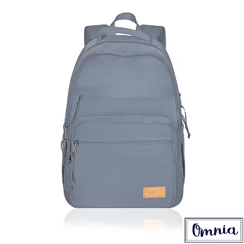 【OMNIA】輕旅行大容量收納款筆電後背包- 莫蘭迪灰
