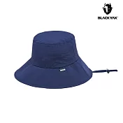 【BLACKYAK】女 寬帽沿圓盤帽 M 海軍藍-58cm