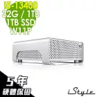 iStyle M1 迷你雙碟電腦 i5-13400/32G/1TSSD+1TBHDD/WIFI/W11P/5年保