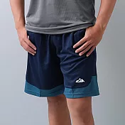 【遊遍天下】MIT台灣製男款抗UV吸濕排汗運動褲藍球褲 (GP1011) 丈青 M 丈青