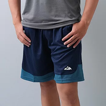 【遊遍天下】MIT台灣製男款抗UV吸濕排汗運動褲藍球褲 (GP1011) 丈青 M 丈青