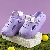 潮流洞洞鞋 22 紫色