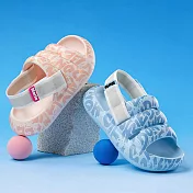 彩色字母涼鞋 18 藍色