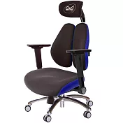 GXG 雙軸枕 DUO KING 記憶棉工學椅(鋁腳/4D平面摺疊手) TW-3608 LUA1H