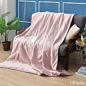 義大利La Belle《純色典範》100%天絲抗菌涼被(5x6.5尺)-粉色