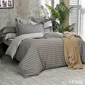 義大利La Belle《古拉爵》加大純棉防蹣抗菌吸濕排汗兩用被床包組