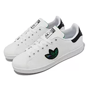 adidas 休閒鞋 Stan Smith J 大童 女鞋 白 綠 皮革 三葉草 愛迪達 GY1794 23.5cm WHITE/GREEN