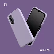 犀牛盾 Samsung Galaxy A14 (4G/5G共用) (6.6吋) SolidSuit 經典防摔背蓋手機保護殼 - 紫羅蘭色