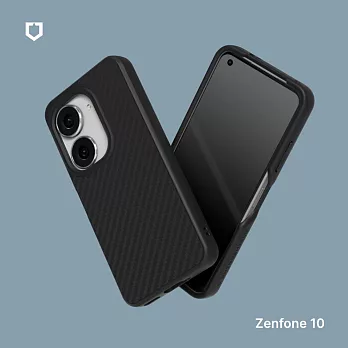 犀牛盾 ASUS Zenfone 10 SolidSuit 防摔背蓋手機殼-碳纖維紋路/華碩官方授權開發