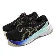 Asics 慢跑鞋 GEL-Kayano 30 女鞋 黑 藍 4D引導穩定系統 支撐 運動鞋 路跑 亞瑟士 1012B357003