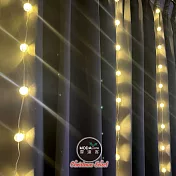 摩達客-100燈LED 圓珠冰條皮線燈插電式 暖白光