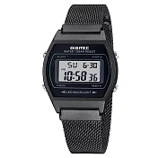 DIGITEC 數碼科技 MDG-6061R 高貴米蘭錶帶多功能防水電子錶 黑色