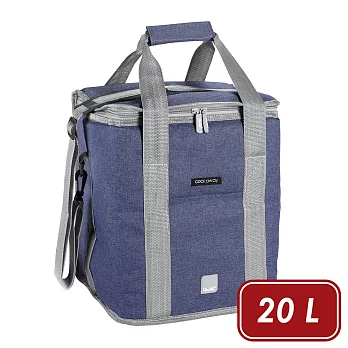 《IBILI》Dalvik肩背保冷袋(灰藍20L) | 保溫袋 保冰袋 野餐包 野餐袋 便當袋