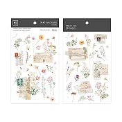 【Print-On Stickers 轉印貼紙】no.235-蕨花漫語 | 花草系列