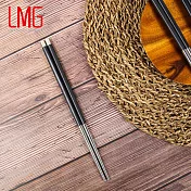 【LMG】黑合金316不銹鋼筷5雙組