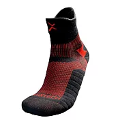 EGXtech 衣格P82I中筒籃球襪(黑紅色)L號2雙入