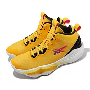Asics 籃球鞋 Nova Surge 2 男鞋 黃 白 緩震 抗扭 高筒 運動鞋 亞瑟士 1061A040750