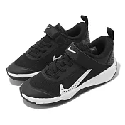 Nike 童鞋 Omni Multi-Court PS 中童 運動鞋 黑 白 排球鞋 室內運動 魔鬼氈 DM9026-002