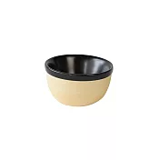 【JIA品家】一家人吃飯 雙層陶瓷碗 黑色 10.5cm