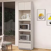 《Homelike》芙拉2尺電器櫃 高櫃 碗盤收納櫃 電器櫃 櫥櫃 收納櫃 置物櫃 專人配送安裝