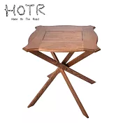【HOTR】麻雀 戶外桌椅折疊桌/實木露營桌子/野餐桌裝備-麻將桌