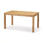【MUJI 無印良品】節眼木製餐桌/附抽屜/橡木/寬140CM