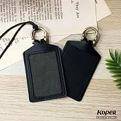 【KOPER】手工皮革 證件套  MIT台灣製造 經典黑