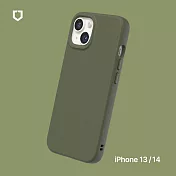 犀牛盾 iPhone 14 / 13 共用 (6.1吋) SolidSuit 經典防摔背蓋手機保護殼 - 海藻綠