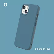 犀牛盾 iPhone 14 Plus (6.7吋) SolidSuit 經典防摔背蓋手機保護殼 - 深海藍