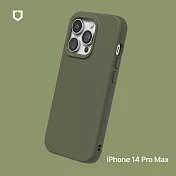 犀牛盾 iPhone 14 Pro Max (6.7吋) SolidSuit 經典防摔背蓋手機保護殼 - 海藻綠