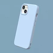 犀牛盾 iPhone 14 / 13 共用 (6.1吋) SolidSuit (MagSafe 兼容) 防摔背蓋手機保護殼- 冰河藍