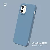 犀牛盾 iPhone 12 mini (5.4吋) SolidSuit (MagSafe 兼容) 防摔背蓋手機保護殼- 海潮藍