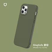 犀牛盾 iPhone 12 / 12 Pro (6.1吋) SolidSuit (MagSafe 兼容) 防摔背蓋手機保護殼- 海藻綠