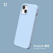 犀牛盾 iPhone 13 mini (5.4吋) SolidSuit (MagSafe 兼容) 防摔背蓋手機保護殼- 冰河藍