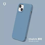 犀牛盾 iPhone 13 mini (5.4吋) SolidSuit (MagSafe 兼容) 防摔背蓋手機保護殼- 海潮藍
