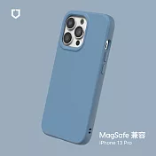 犀牛盾 iPhone 13 Pro (6.1吋) SolidSuit (MagSafe 兼容) 防摔背蓋手機保護殼- 海潮藍
