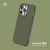 犀牛盾 iPhone 13 Pro Max (6.7吋) SolidSuit (MagSafe 兼容) 防摔背蓋手機保護殼- 海藻綠