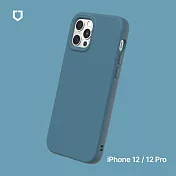 犀牛盾 iPhone 12 / 12 Pro (6.1吋) SolidSuit 經典防摔背蓋手機保護殼- 深海藍