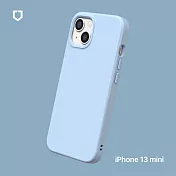 犀牛盾 iPhone 13 mini (5.4吋) SolidSuit 經典防摔背蓋手機保護殼- 冰河藍