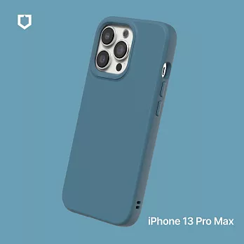 犀牛盾 iPhone 13 Pro Max (6.7吋) SolidSuit 經典防摔背蓋手機保護殼- 深海藍