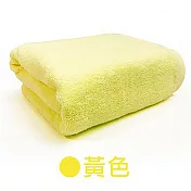 【OKPOLO】MIT繽紛色吸水浴巾(柔順厚實)  黃色