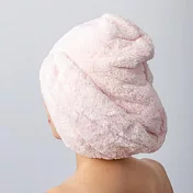 橋爪商店 日本製超吸水包髮巾 粉紅