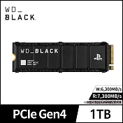 【WD 威騰】黑標 SN850P 1TB M.2 NVMe PCIe SSD固態硬碟 OFFICIALLY LICENSED FOR PS5(公司貨)