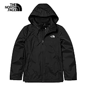 The North Face M NEW SANGRO DRYVENT JACKET - AP 男防水透氣連帽衝鋒外套-黑-NF0A7WCUJK3 S 黑色